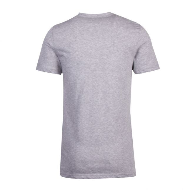 Mens Grey Melange Branded 2 Pack S/s T Shirts