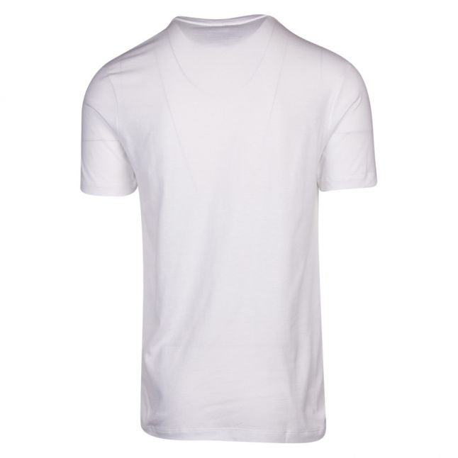 Mens White Classic Pocket Custom Fit S/s T Shirt