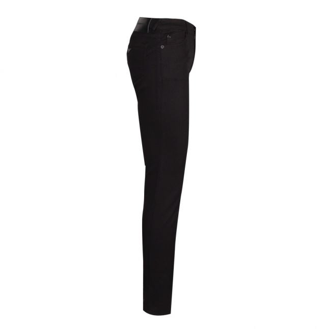 Womens Black J23 Mid Rise Push Up Skinny Fit Jeans