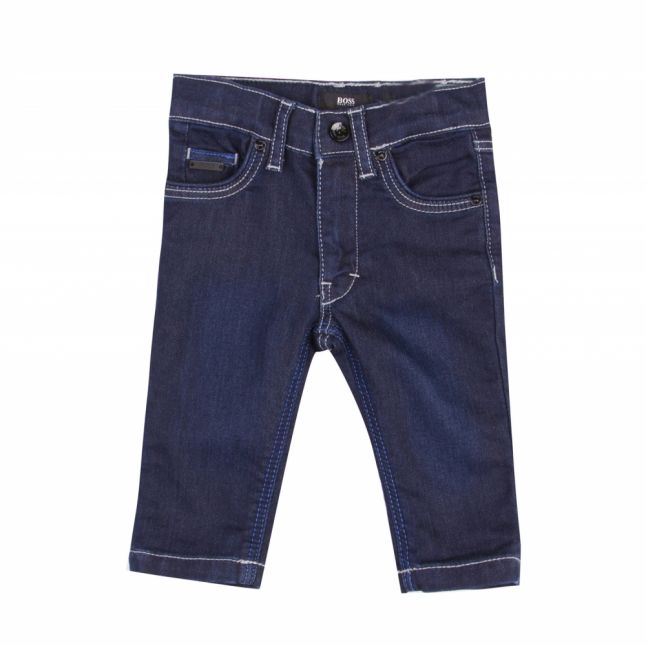 Toddler Boys Stone Wash Branded Jeans