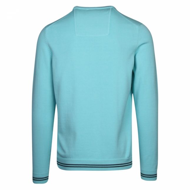 Athleisure Mens Mint Rimex Crew Neck Knitted Jumper