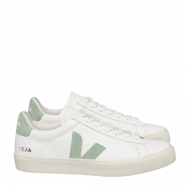 Mens White/Matcha Chromefree Leather