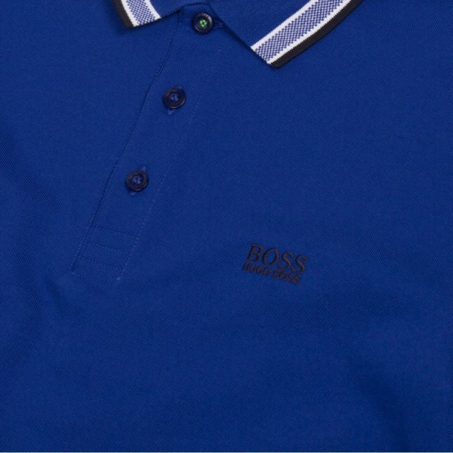 Athleisure Mens Blue Paddy Regular Fit S/s Polo Shirt