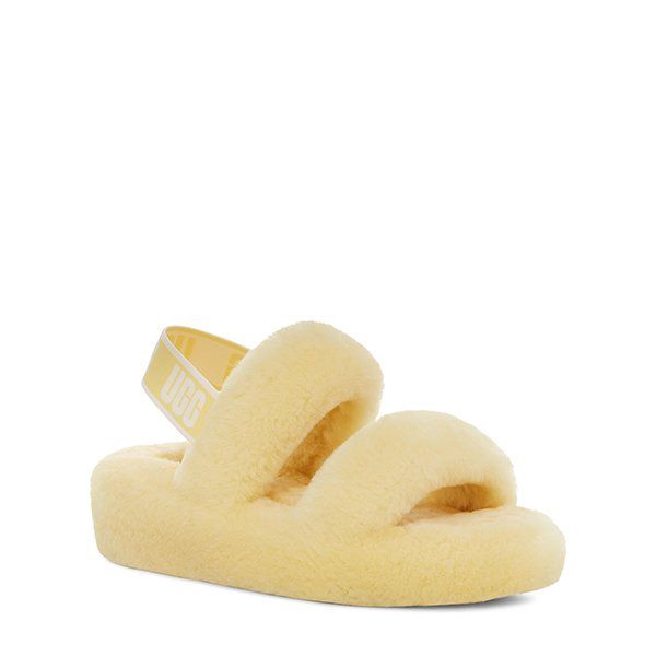 Womens Banana Pudding UGG Slippers Oh Yeah