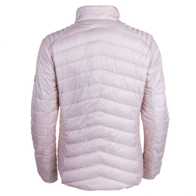 Womens Pale Pink Triple Quilted Jacket