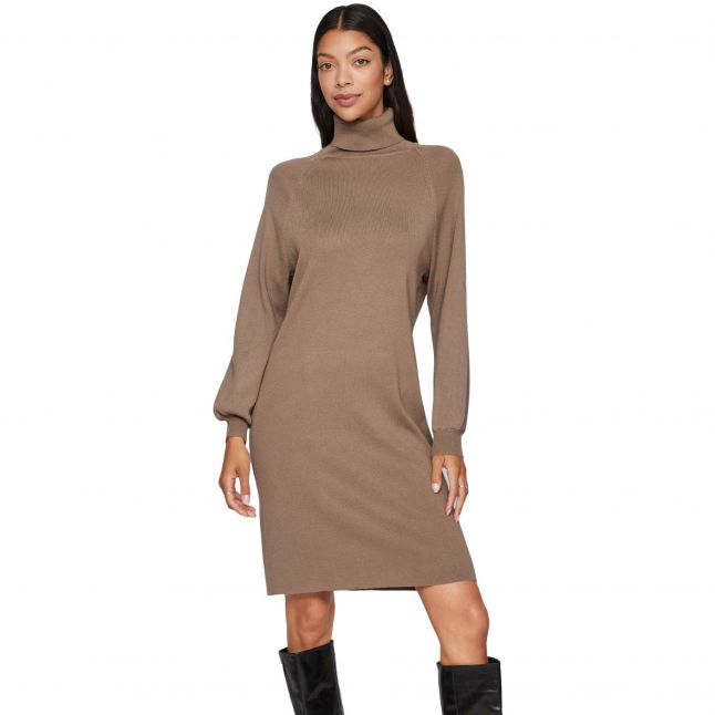 Womens Fossil Viostria Roll Neck Knit Dress