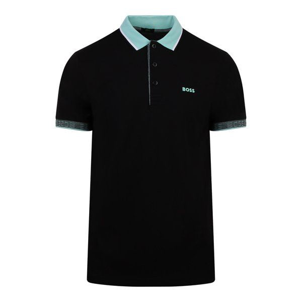 Mens Black Paule S/s Polo Shirt