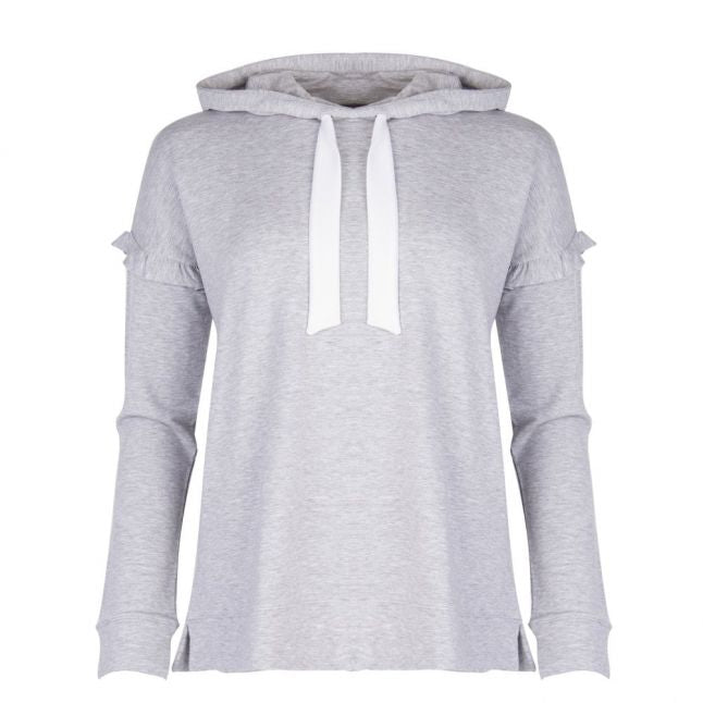 Casual Womens Light Grey Tafrill Hooded Sweat Top