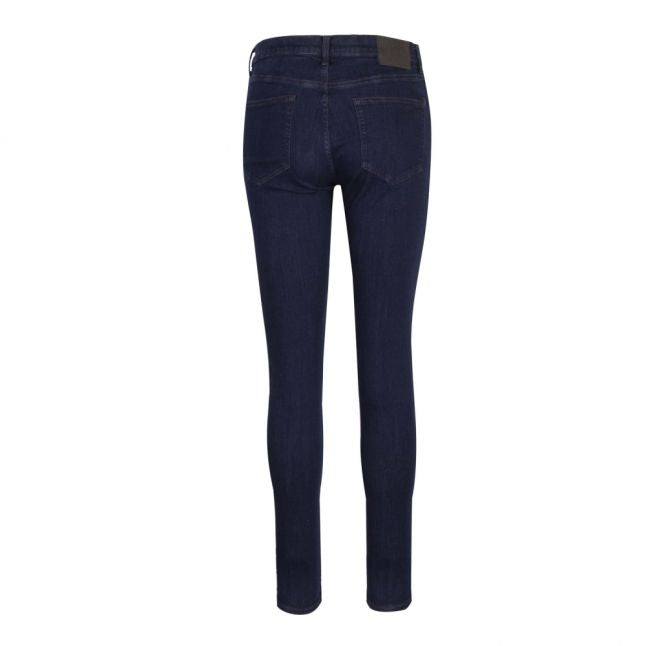 Womens Blue Black Rebound Organic Skinny Fit Jeans