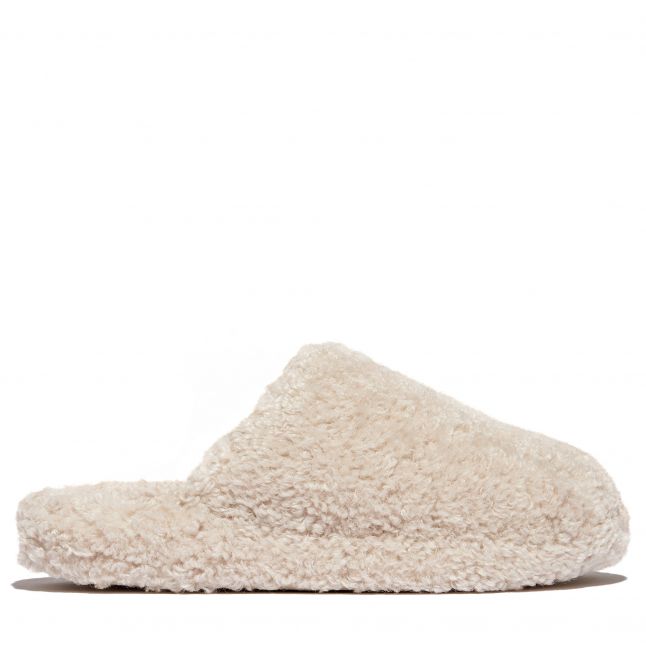 Womens Milk Ice iQushion Teddy Mules