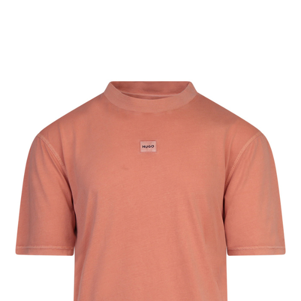 Mens HUGO Open Orange Direzzi S/s T Shirt