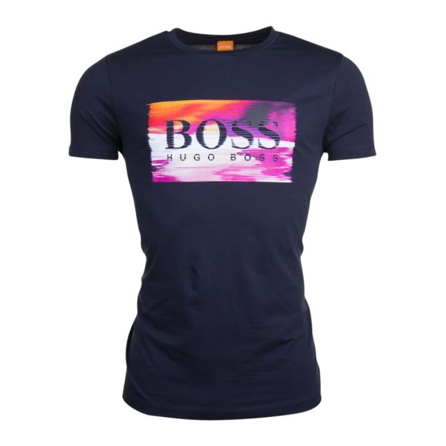 Mens Dark Blue Typical 2 S/s T Shirt