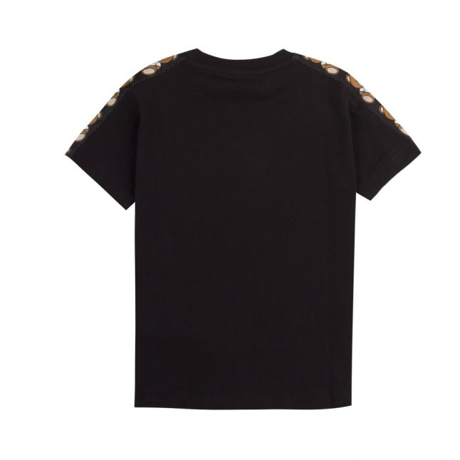 Boys Black Toy Tape S/s T Shirt