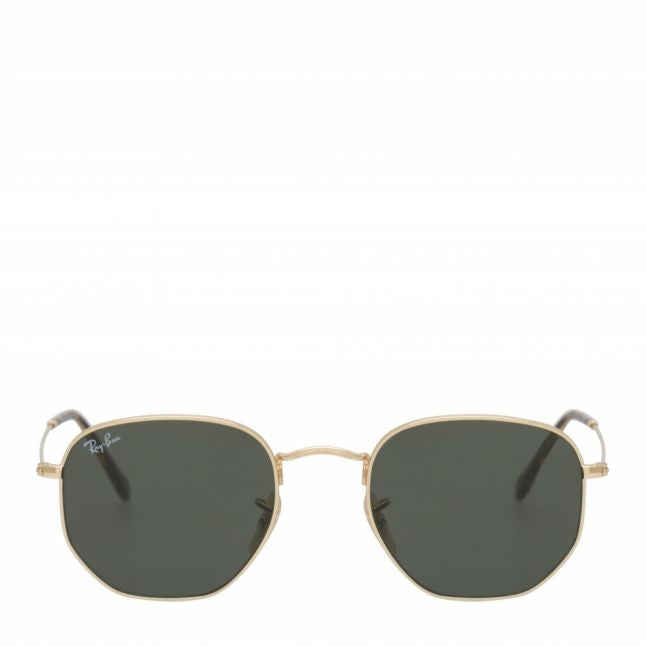 Gold/Green RB3548N Hexagonal Sunglasses