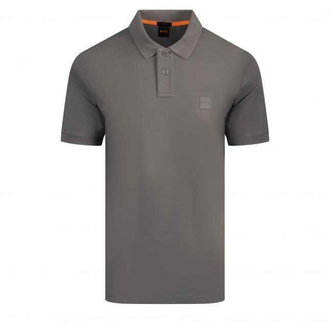 Mens Grey Passenger S/s Polo