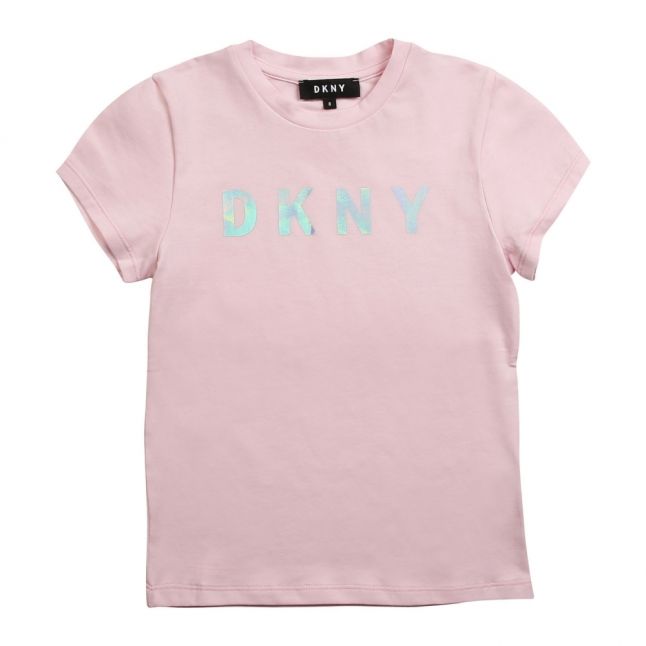 Girls Rose Metallic Logo S/s T Shirt