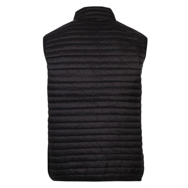 Mens Black Padded Down Gilet