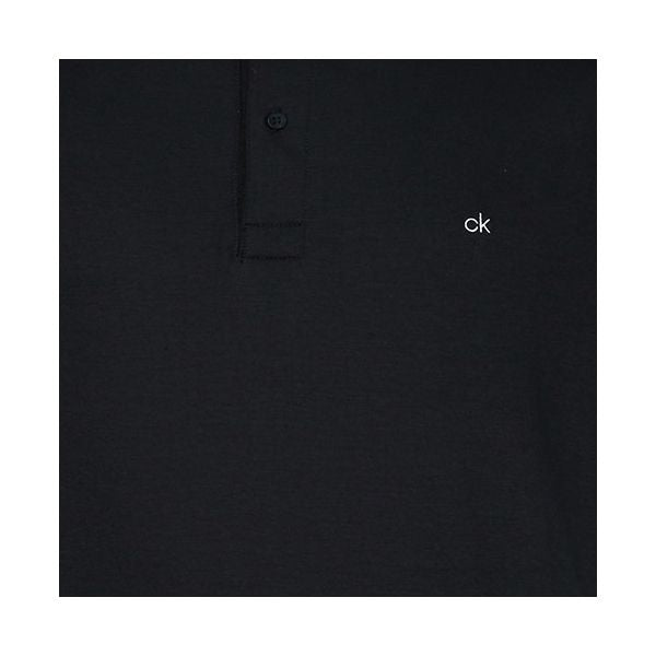 Mens Black Soft Interlock Slim Fit S/s Polo Shirt