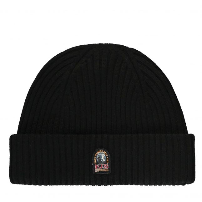 Mens Parajumpers Black Rib Hat