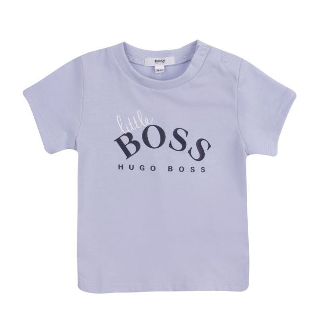 Baby Pale Blue Little Boss S/s T Shirt