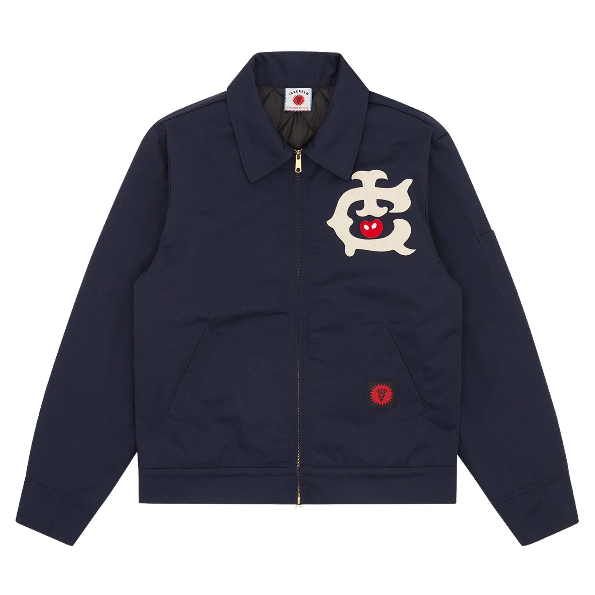 Mens ICECREAM Navy Work Jacket