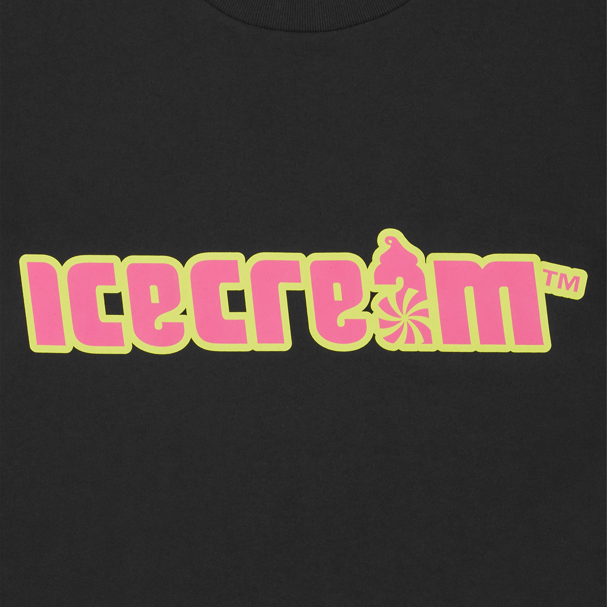 Mens ICECREAM Black Soft Serve S/s T Shirt