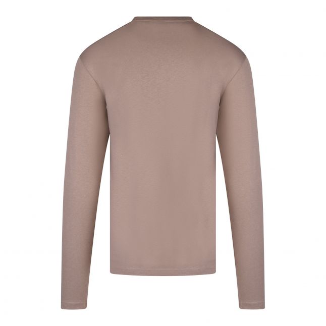 Mens Beige Tacks L/s T Shirt