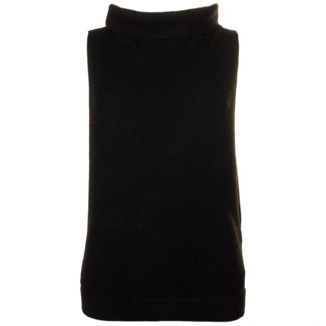 Boss Orange Womens Black Willimply Knitted Jumper