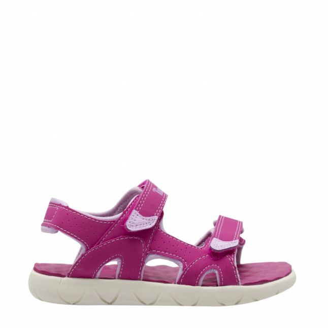 Toddler Girls Pink Perkins Row 2-Strap Sandals (26-30)