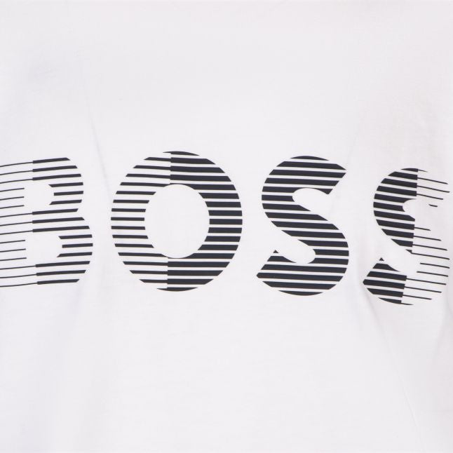 Mens White Tee 1 S/s T Shirt