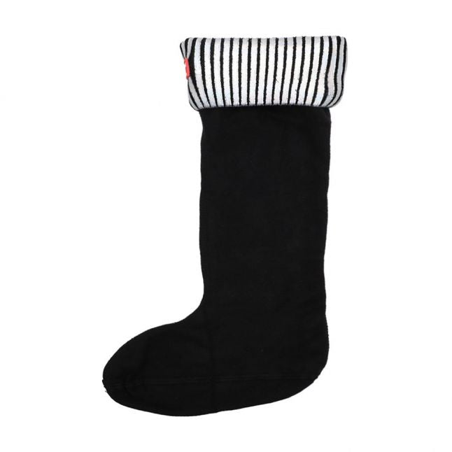 Womens Hunter Black Nebula Foiled Tall Boot Socks