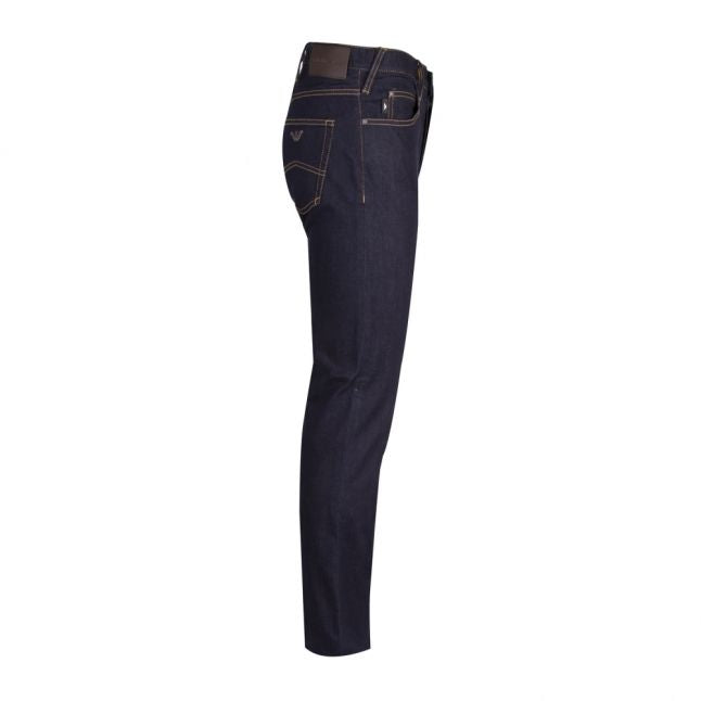 Mens Blue Rinse J21 Regular Fit Jeans