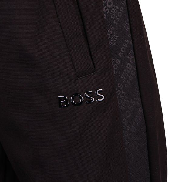 Mens Black Hadiko Mirror Sweat Pants