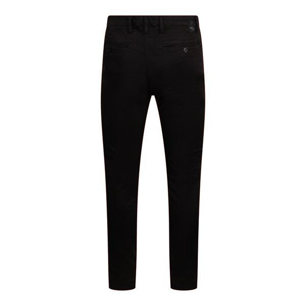 Mens Black Zeumar Hyperflex Slim Chino