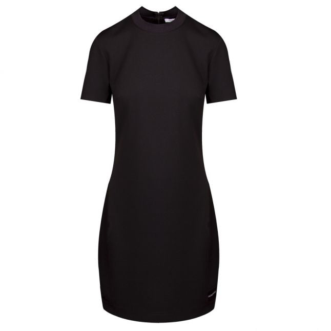 Womens Black Fitted Milano Dress