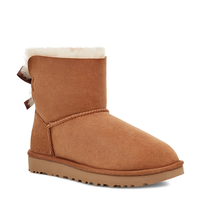 Womens Chestnut Mini Bailey Bow II Boots