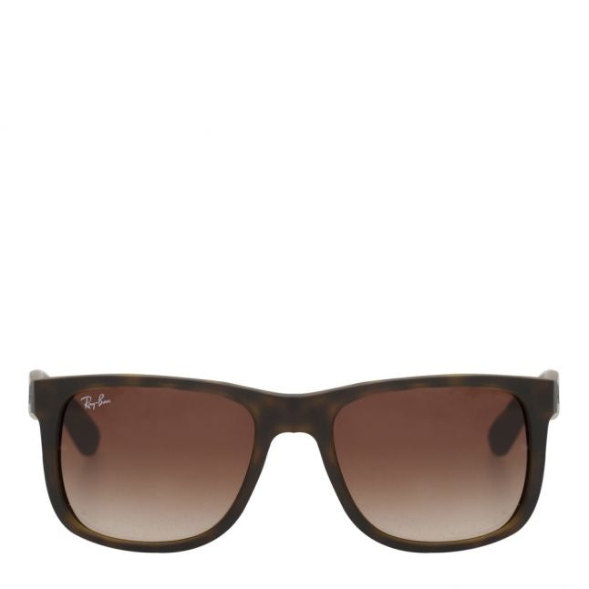 Mens Light Havana RB4165 Justin Rubber Sunglasses