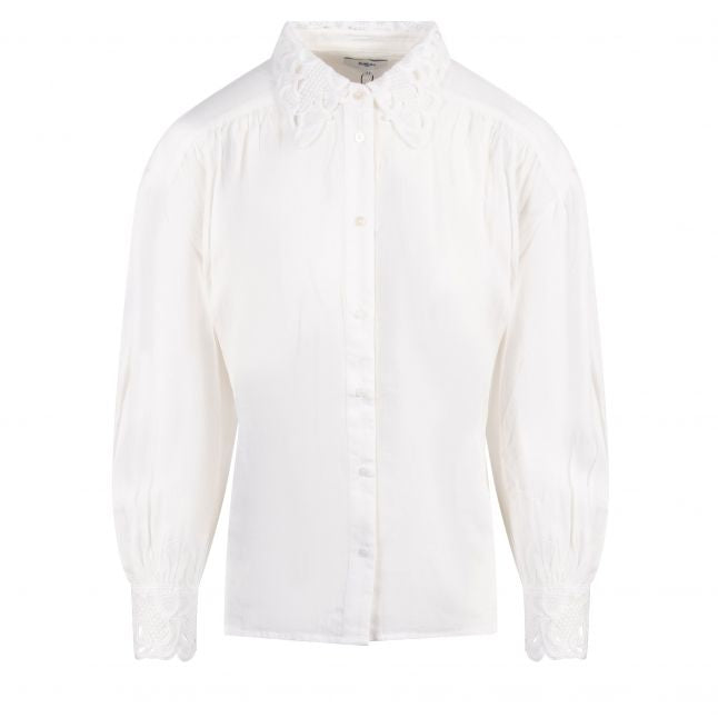 Womens Blanc Leyla Embroidered Blouse