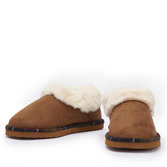 Womens Camel Eloise Bootie Slippers