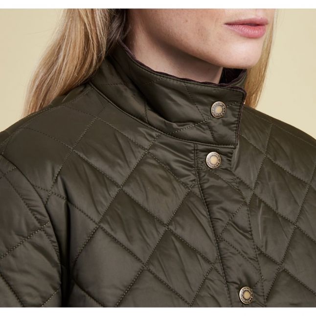 Heritage Womens Olive Niddd Quilted Jacket