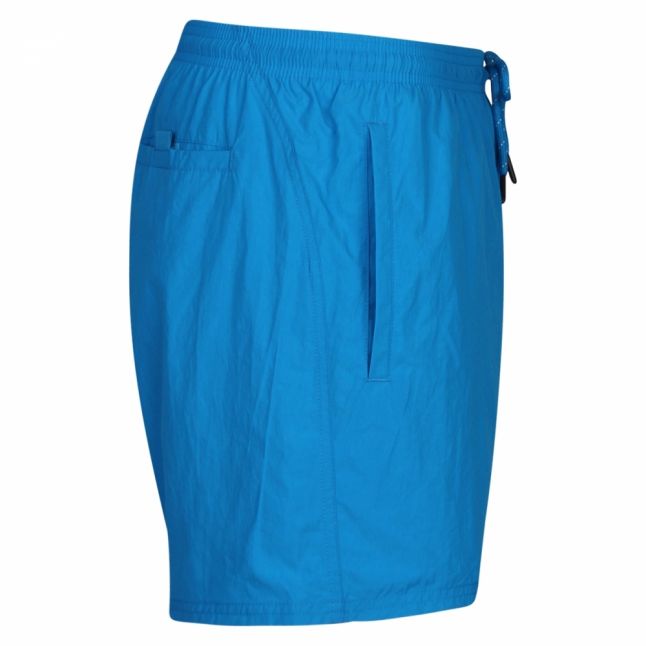 Mens Turquoise Octopus Side Logo Swim Shorts