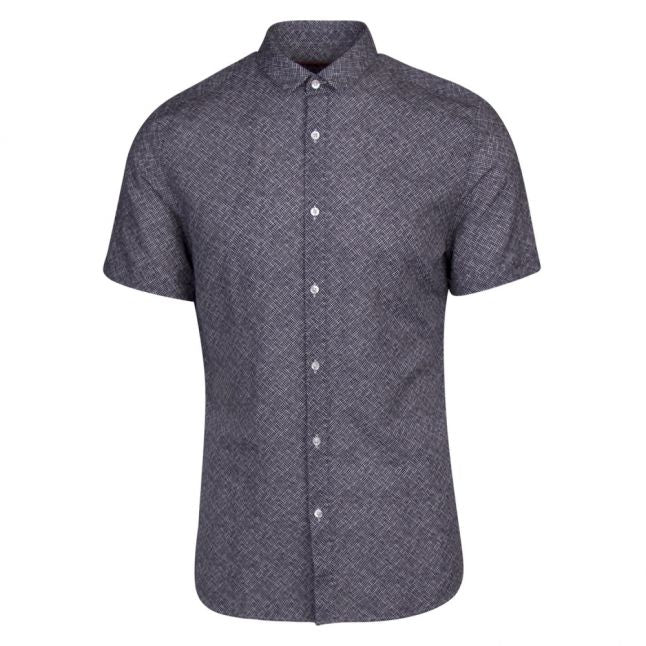 Mens Dark Blue Empson-W S/s Shirt