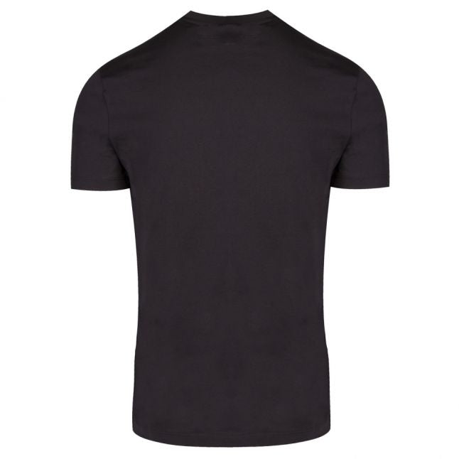 Mens Black Large Logo Regular Fit S/s T Shirt