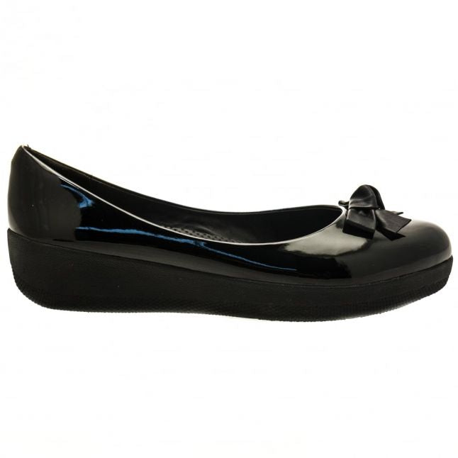 Womens Black Bow Superballerina™