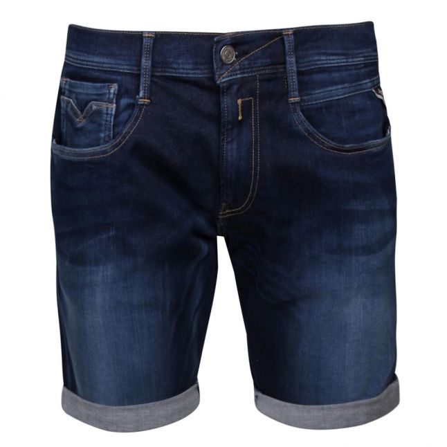 Mens Blue Anbass Hyperflex Denim Shorts