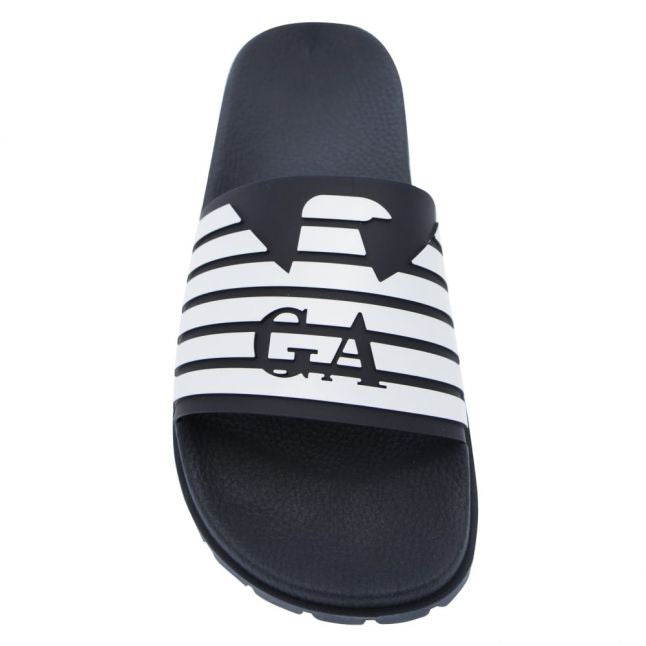 Mens Blue Logo Slides