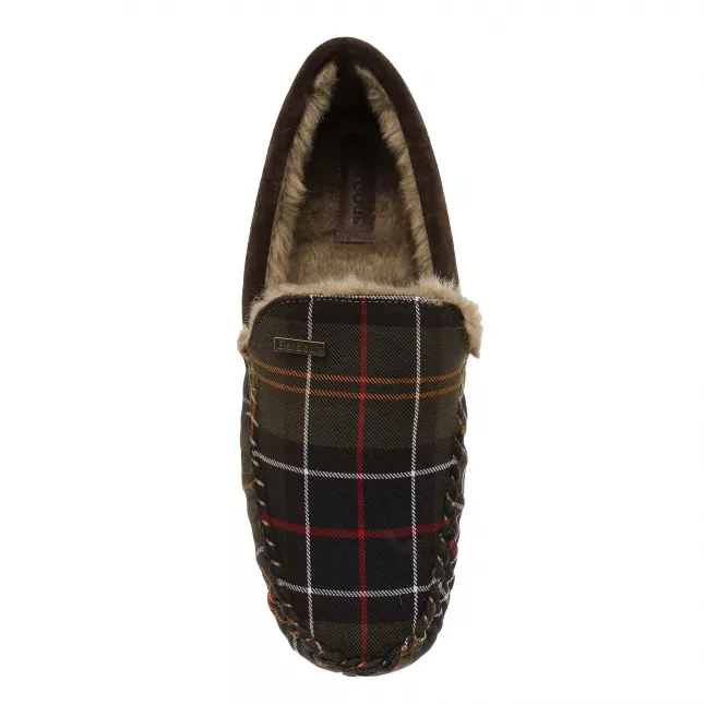 Mens Barbour Classic Tartan Monty Tartan Slippers