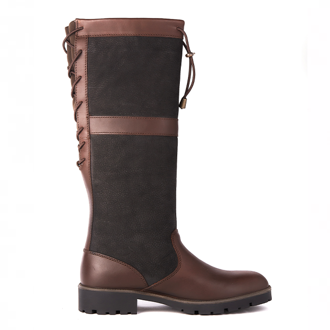 Womens Black & Brown Glanmire Boots