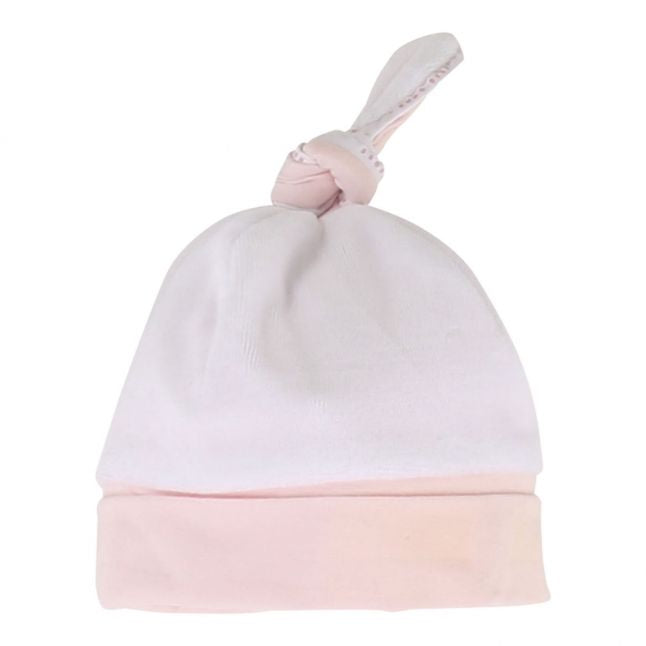 Baby White Soft Branded Hat