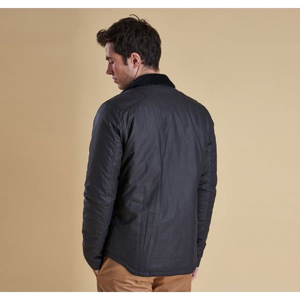 Heritage Mens Navy Reelin Waxed Jacket